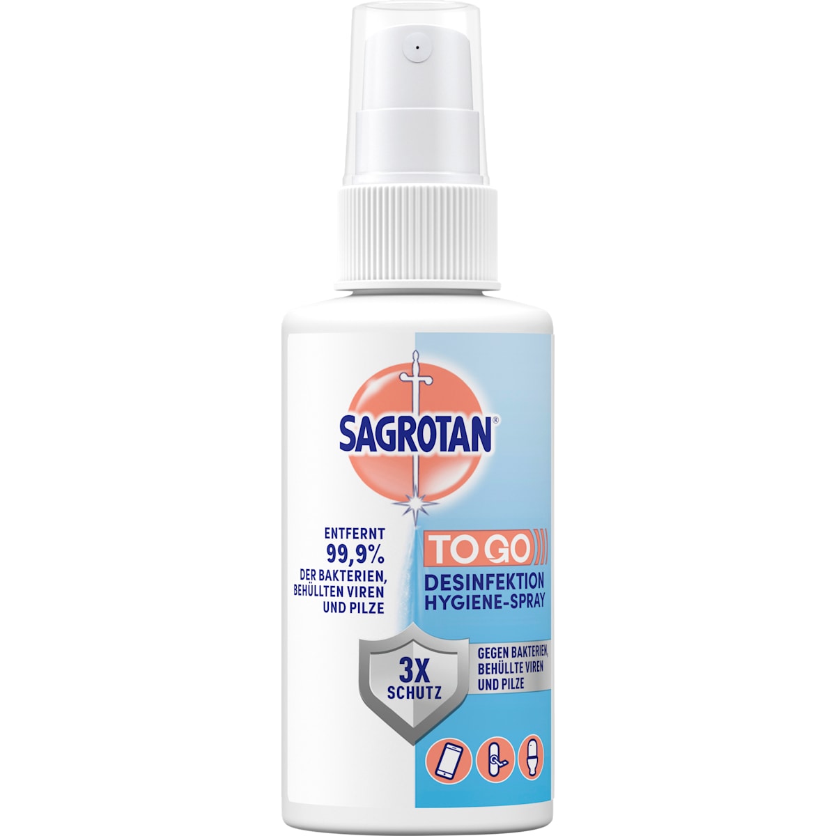 Sagrotan Desinfektionsspray Oberflächen, Reisformaat, 100 ml