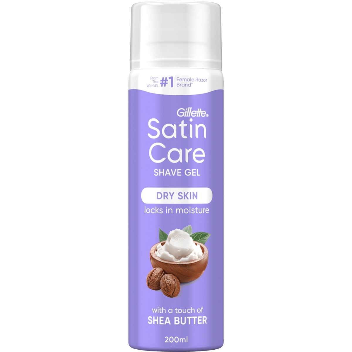 Satin Care Scheergel, Shea Butter Silk, 200 ml