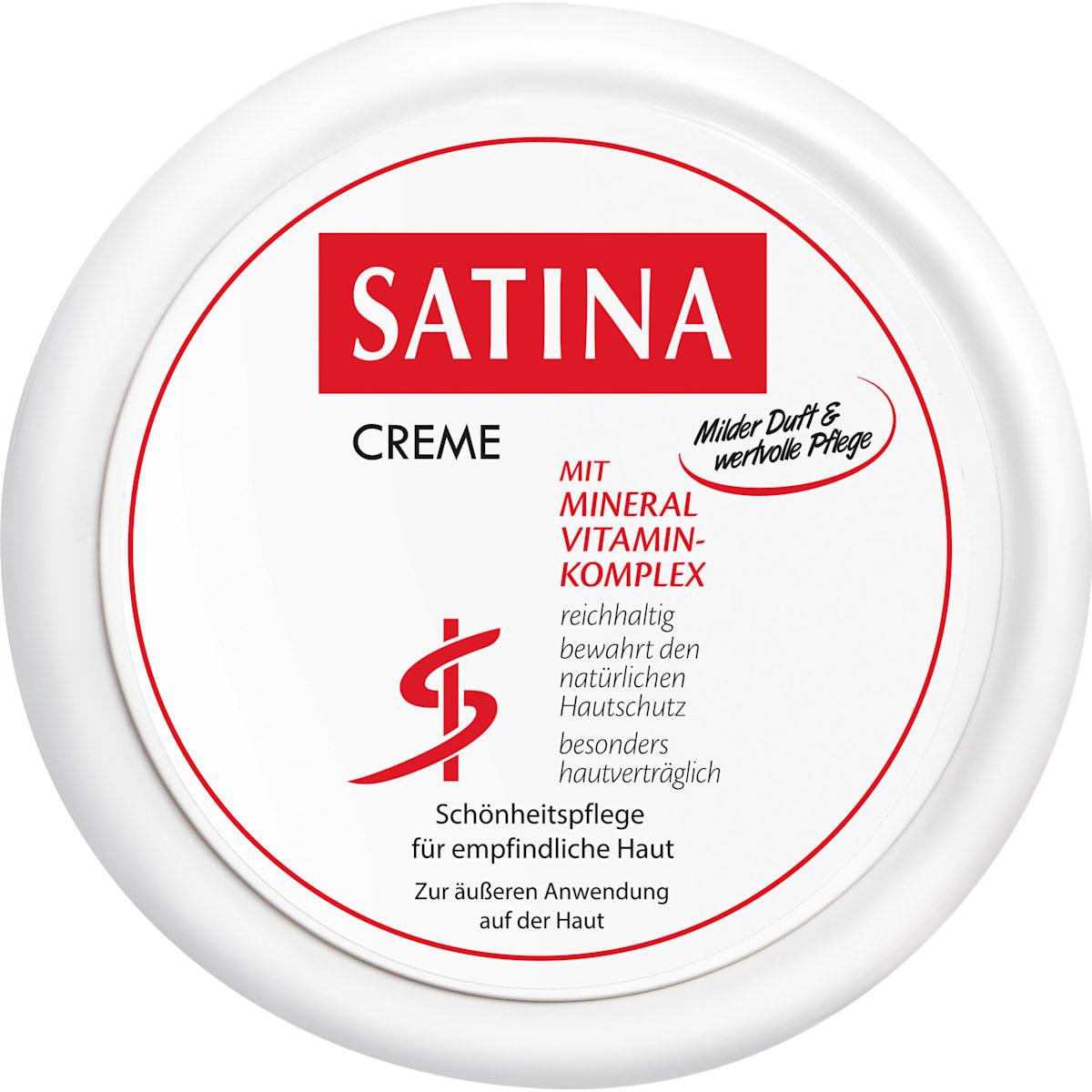 Satina Gezichtscrème verzorgend, 150 ml
