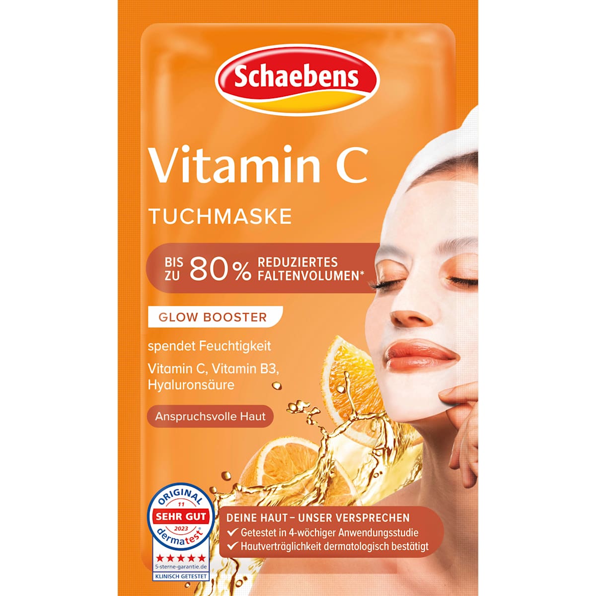 Schaebens Sheetmasker Vitamin C, 1 St