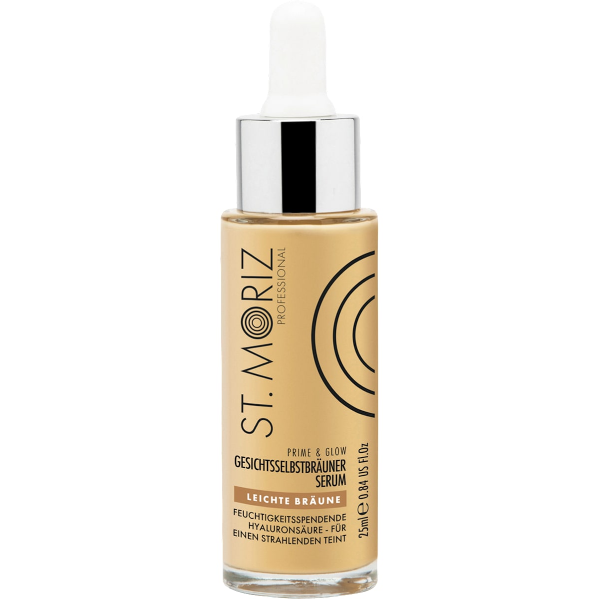 St. Moriz Zelfbruiner Serum Gezicht Prime & Glow, lichte Bräune, 25 ml