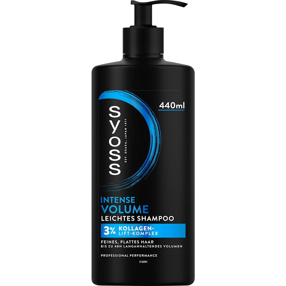 syoss Shampoo Intense Volume, 440 ml