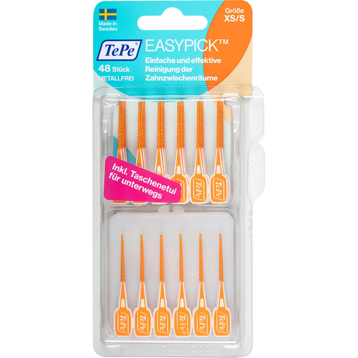 TePe Interdentalpicks Easypick Maat XS/S, 48 St