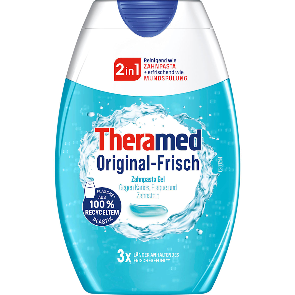 Theramed Tandpasta Gel Original-Fris 2in1, 75 ml