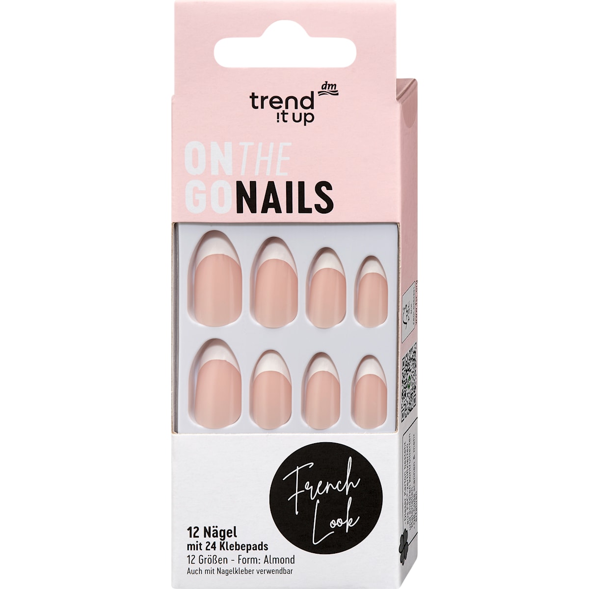 trend !t up Kunstnagels On the Go Nails French Look, 12 St