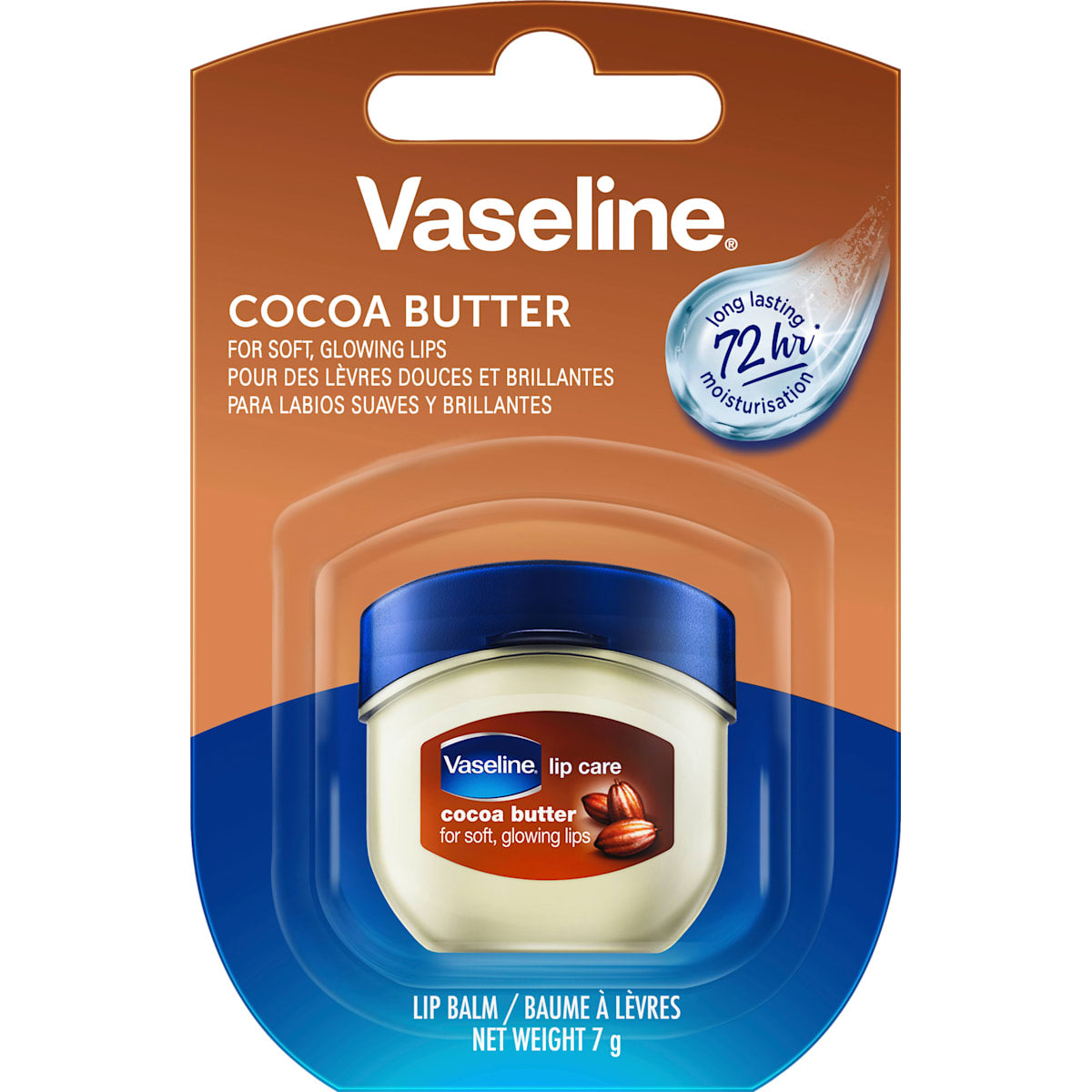 Vaseline Lippenverzorging Cocoa Butter, 7 g