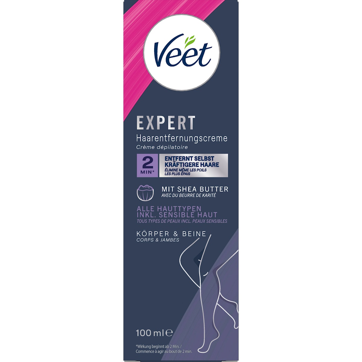 Veet Ontharingscrème Lichaam & Benen, 100 ml