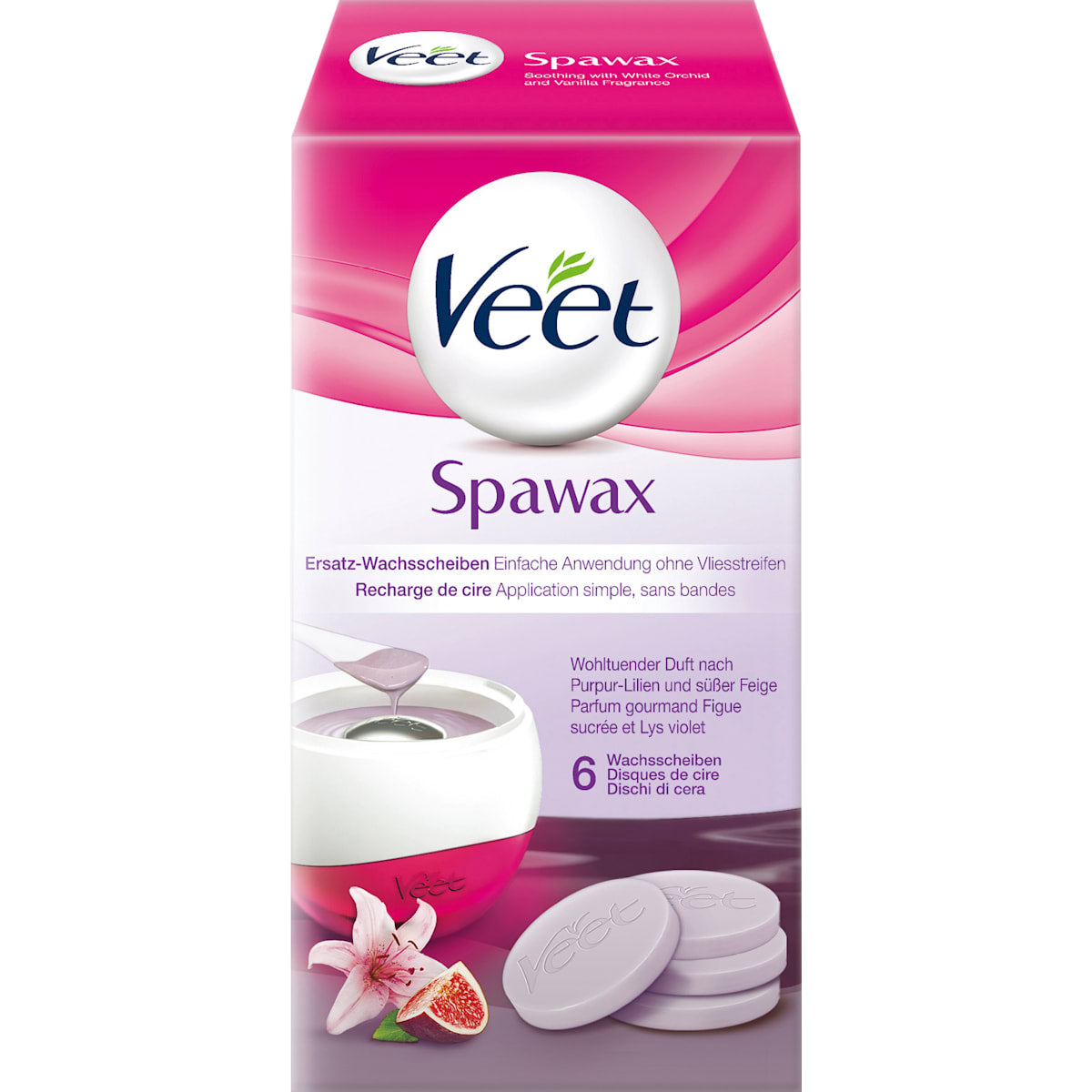 Veet Ersatz-Wachsscheiben Spawax, 6 St