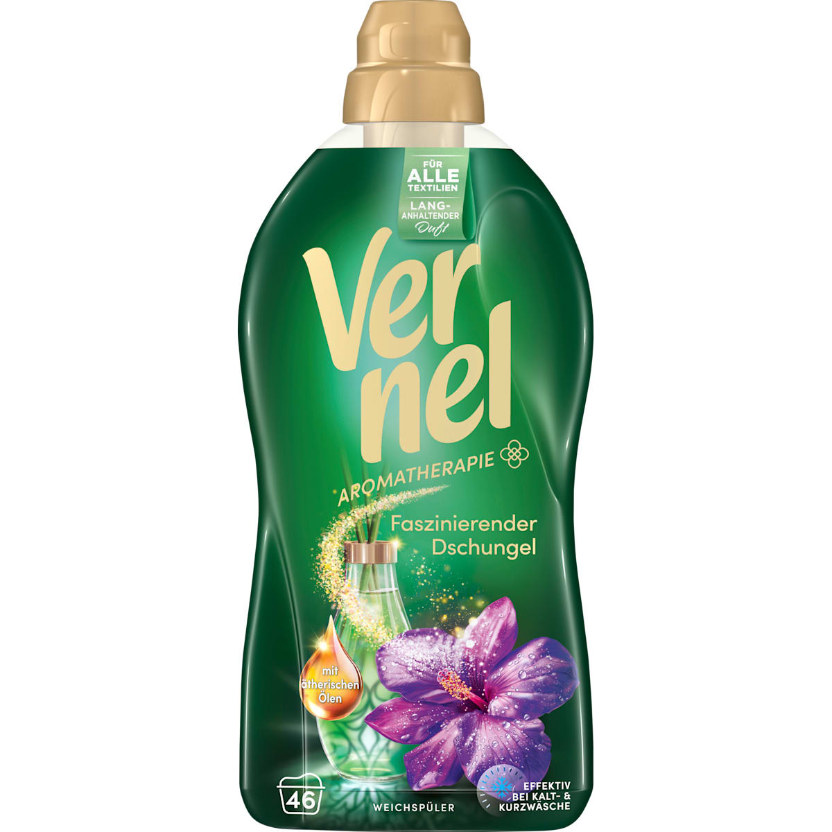 Vernel Wasverzachter Aromatherapie Faszinierender Dschungel 46WL, 1,012 l