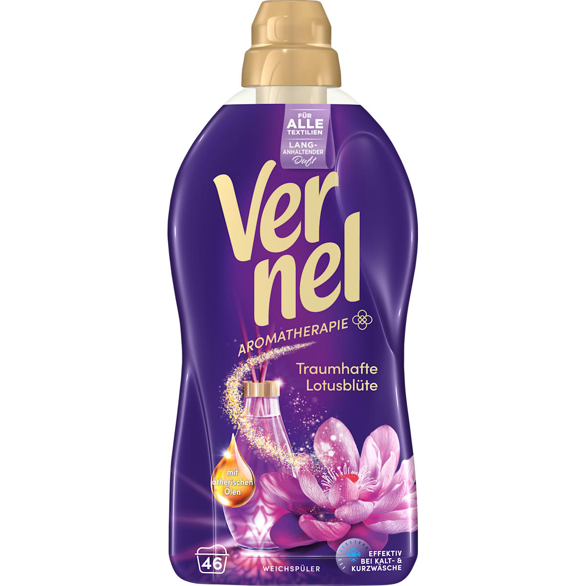 Vernel Wasverzachter Aromatherapie Traumhafte Lotusblüte 46WL, 1,012 l