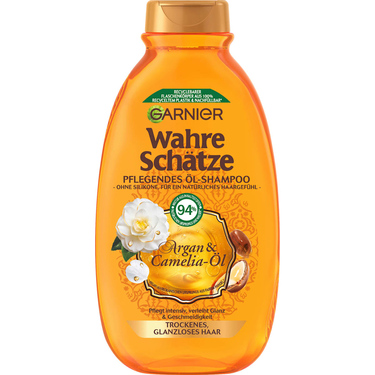 Wahre Schätze Shampoo Argan & Camelia Olie, 300 ml