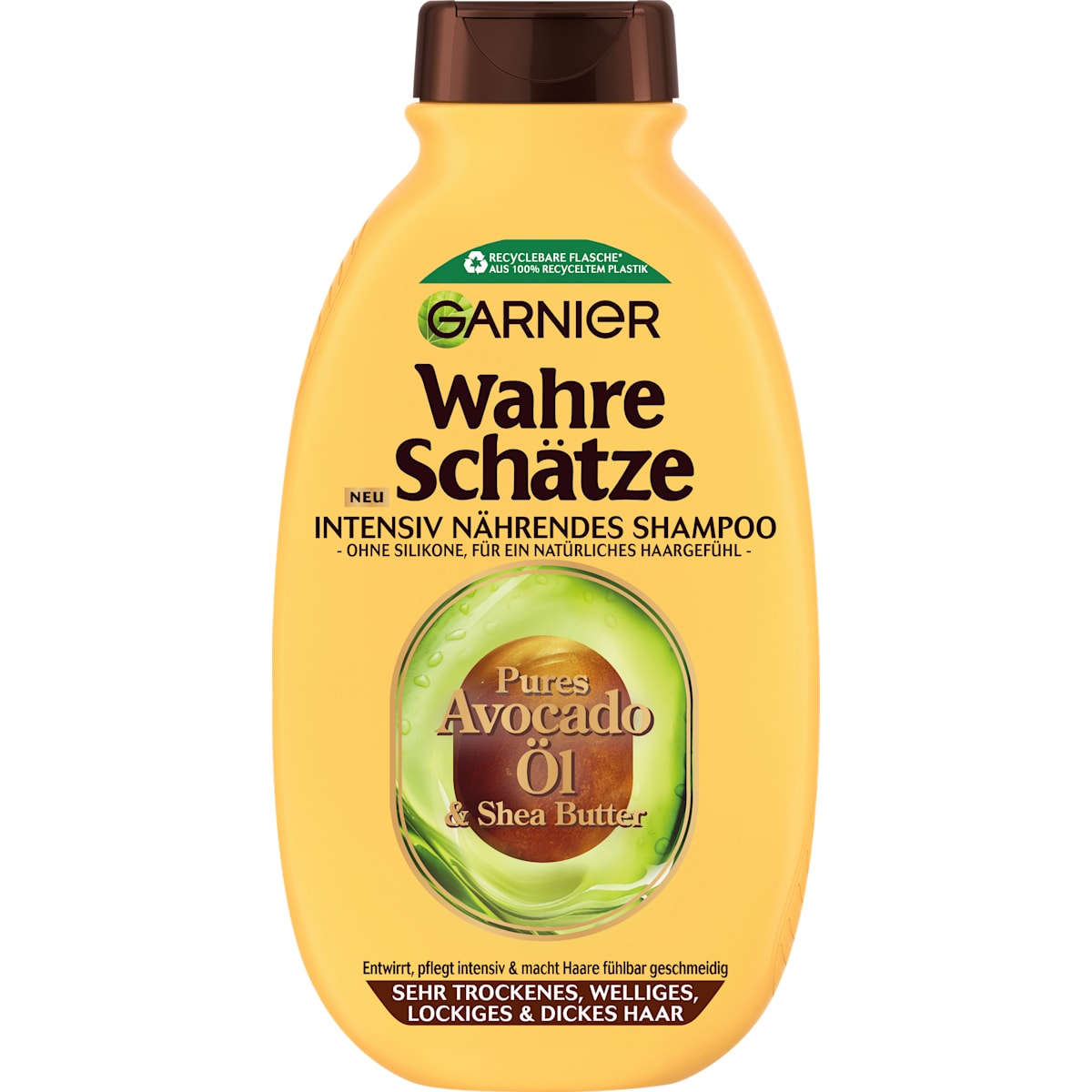 Wahre Schätze Shampoo Avocado-Olie & Sheabutter, 300 ml