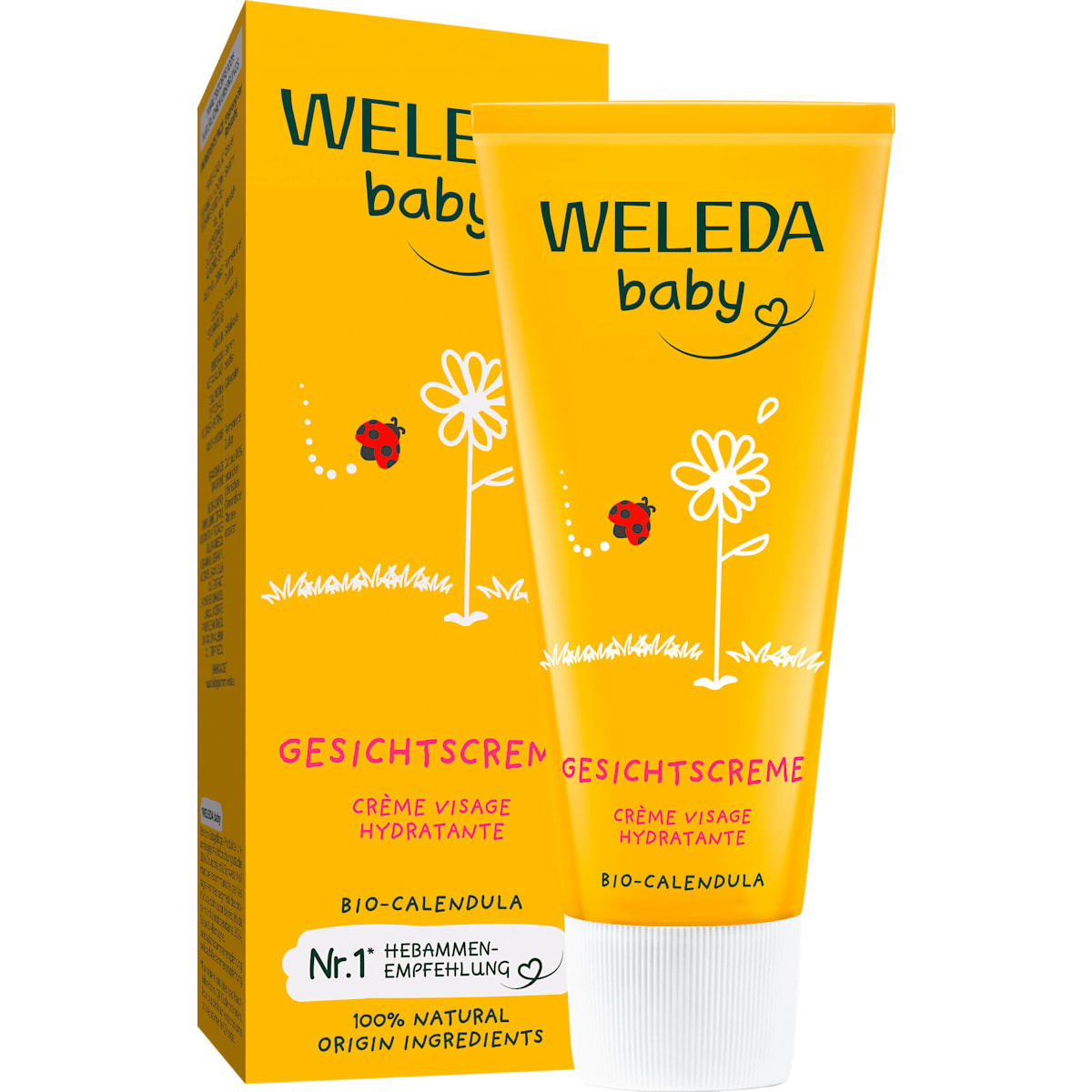 WELEDA baby Baby Gezichtscrème Calendula, 50 ml