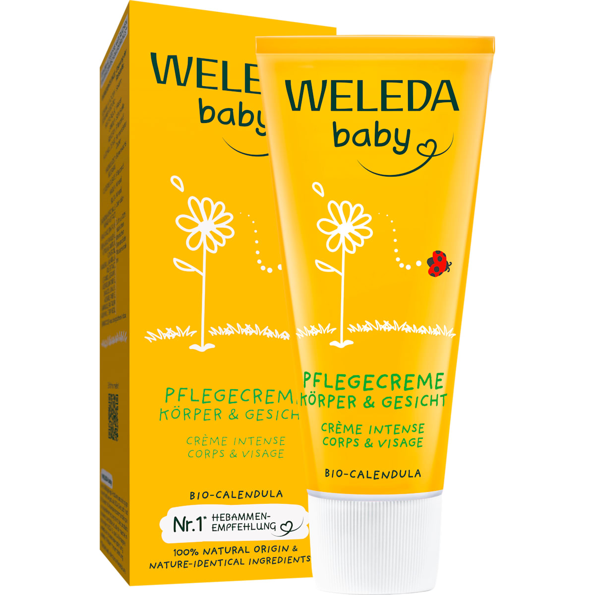 WELEDA baby Baby Verzorgingscrème Lichaam & Gesicht Calendula, 75 ml