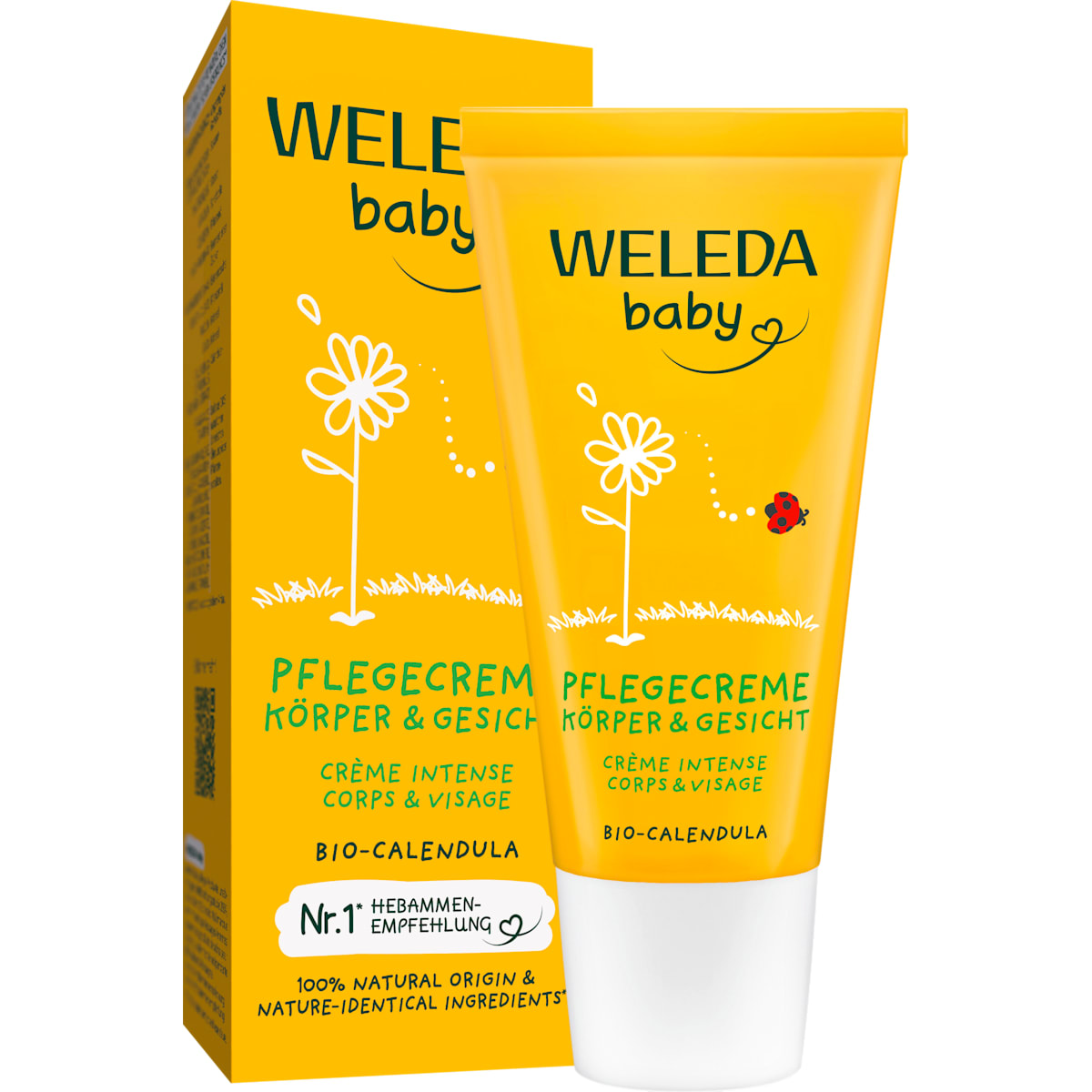 WELEDA baby Baby Verzorgingscrème Lichaam & Gesicht, Reisformaat, 30 ml