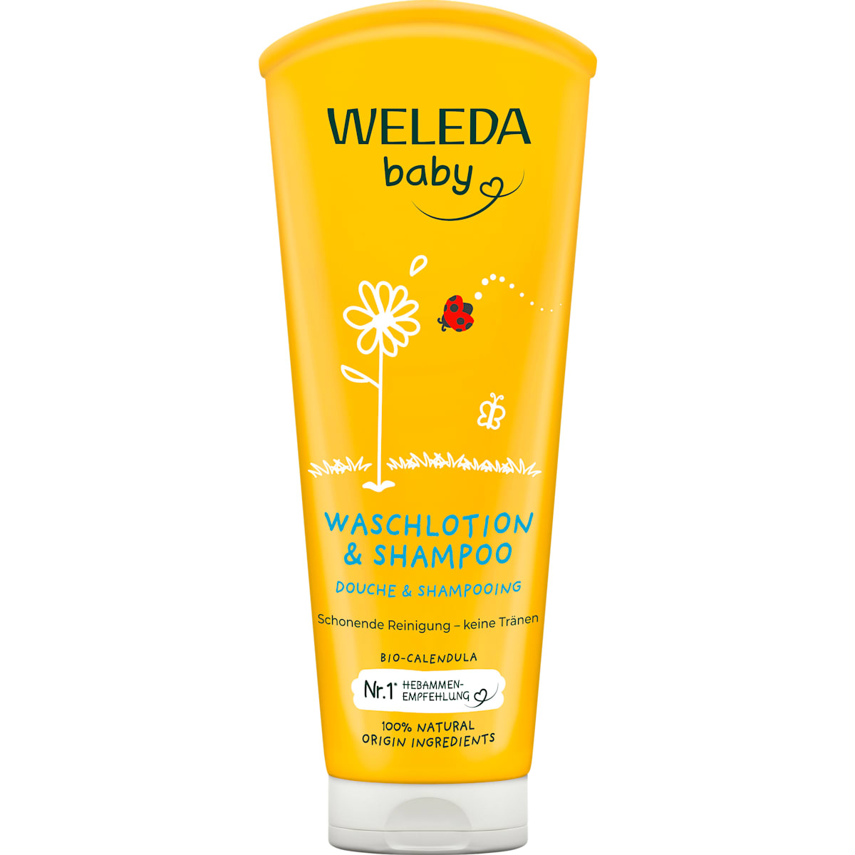 WELEDA baby Baby Waslotion & Shampoo Calendula, 200 ml