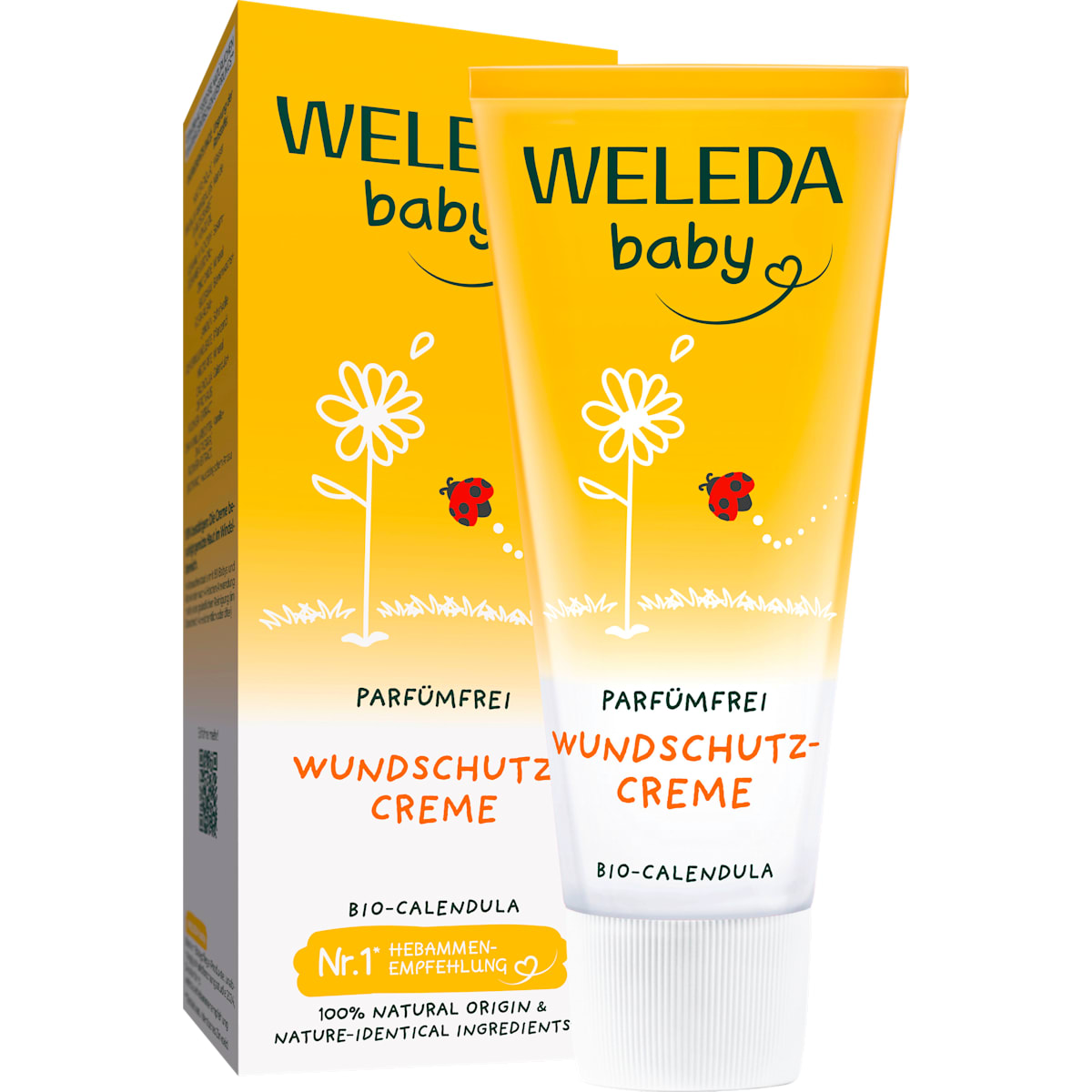 WELEDA baby Calendula Wondbeschermingscrème parfumvrij, 75 ml