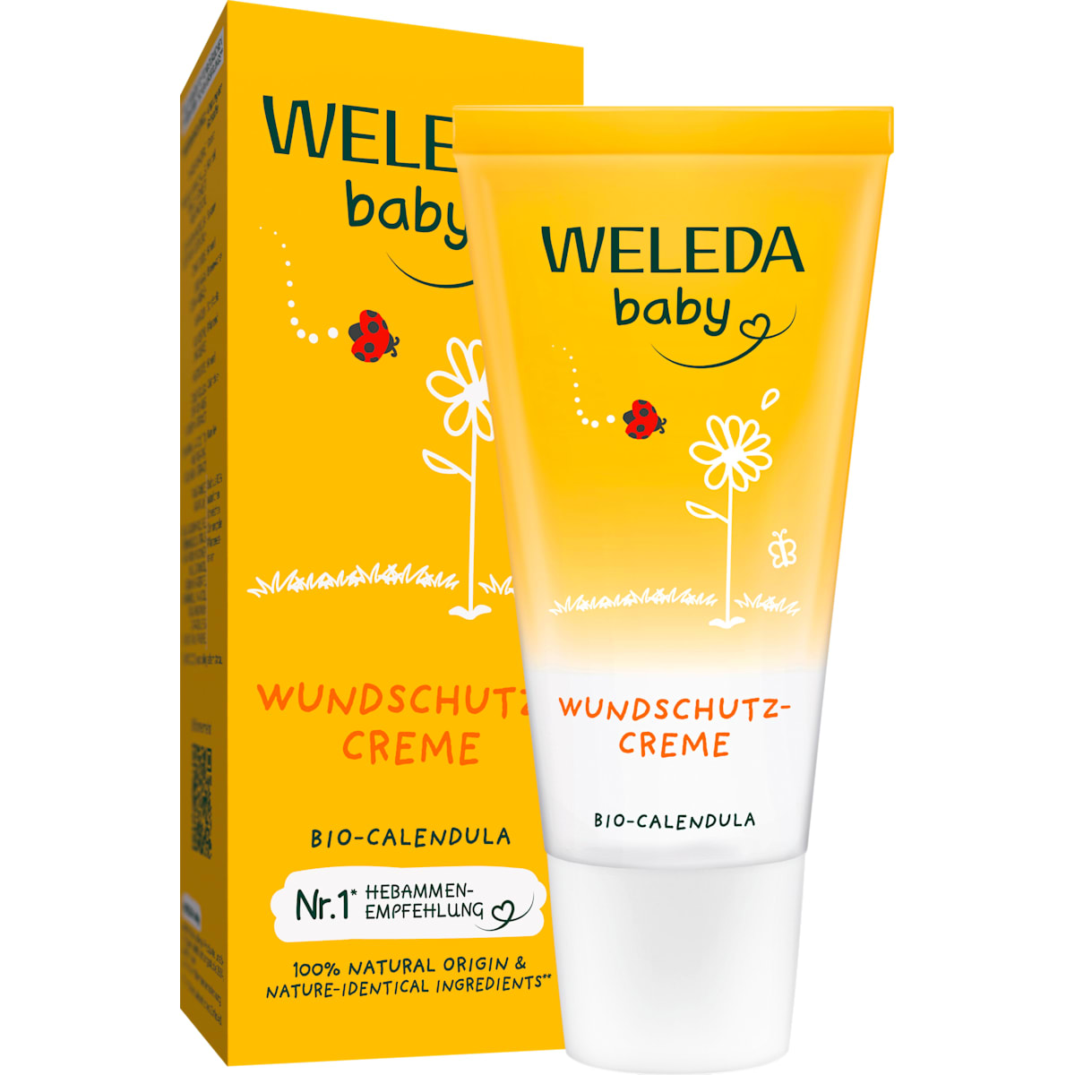WELEDA baby Wondbeschermingscrème Calendula, Reisformaat, 30 ml