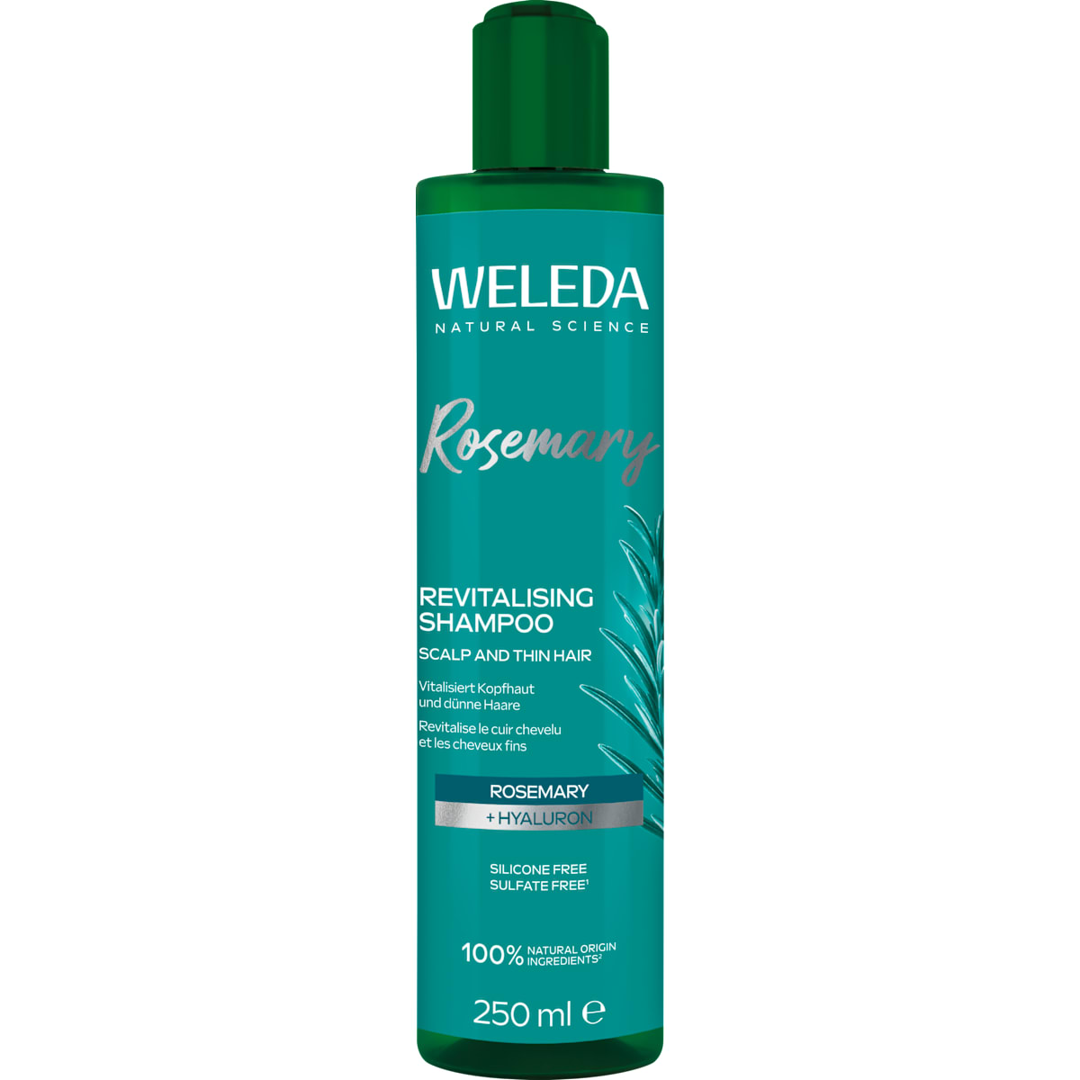 WELEDA Shampoo Rozemarijn Revitalising, 250 ml