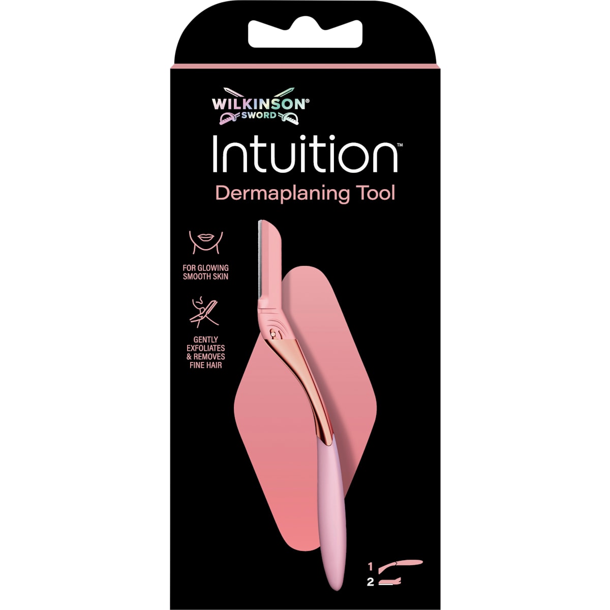 WILKINSON SWORD Gesichtshaarentferner, Intuition Dermaplaning Tool, 1 St