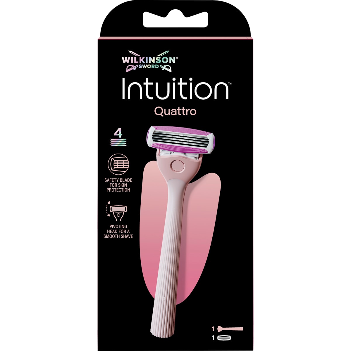 WILKINSON SWORD Scheermes, Intuition Quattro, 1 St