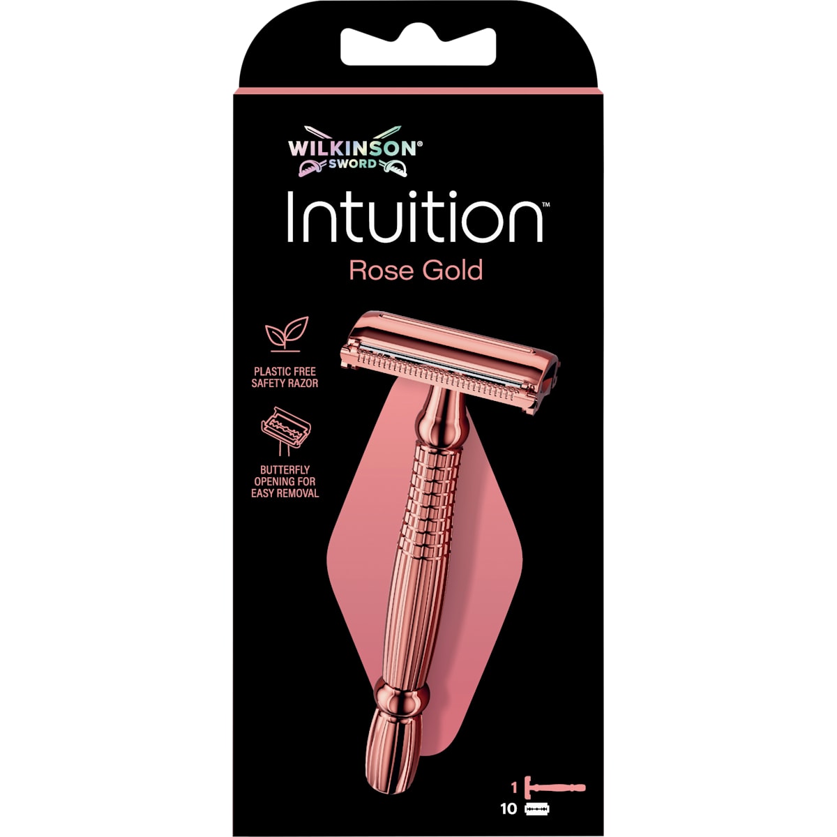 WILKINSON SWORD Safetyrazor, Intuition Rose Gold, 1 St