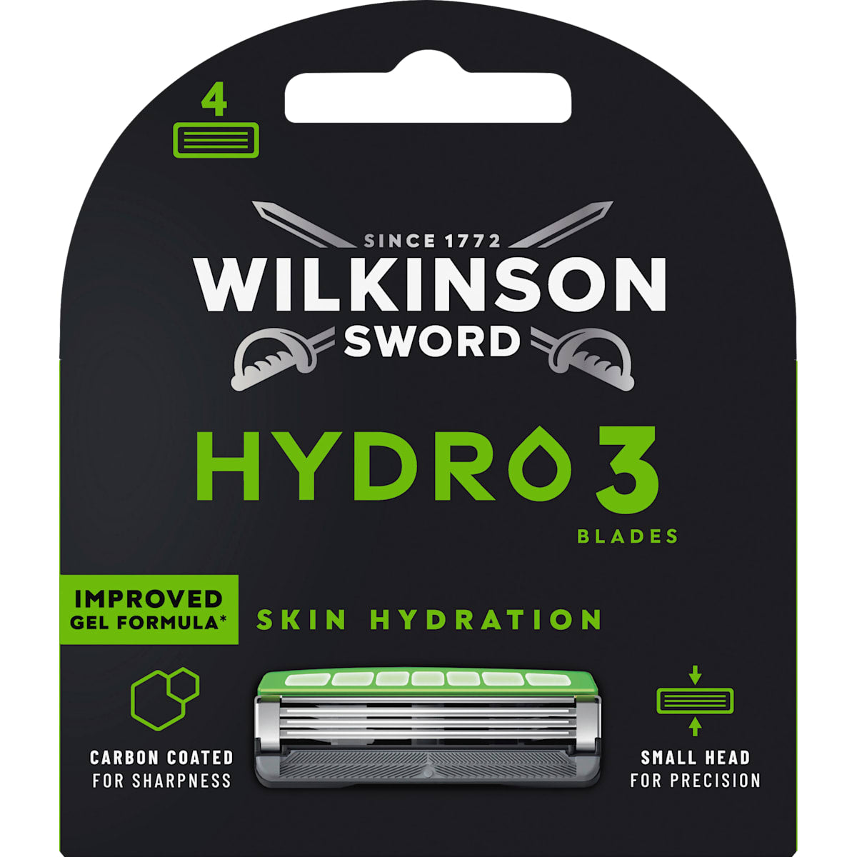 WILKINSON SWORD Scheermesjes, Hydro 3, 4 St