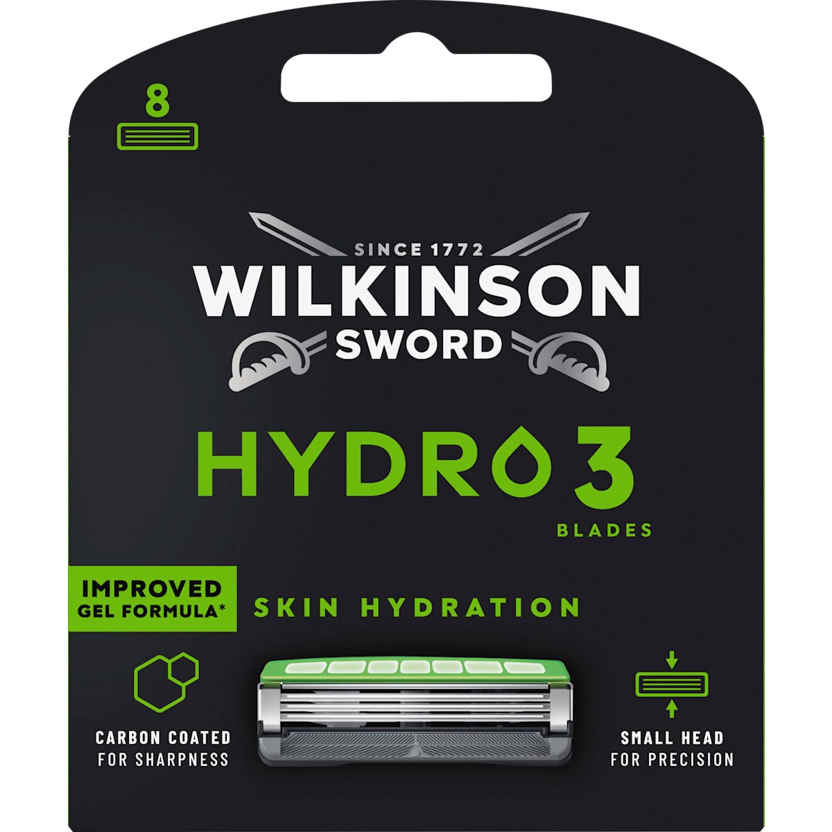 WILKINSON SWORD Scheermesjes, Hydro 3, 8 St
