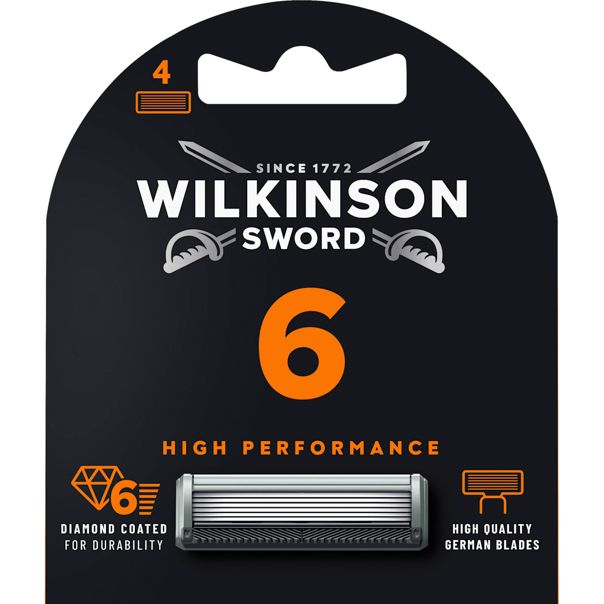 WILKINSON SWORD Scheermesjes, Wilkinson 6, 4 St