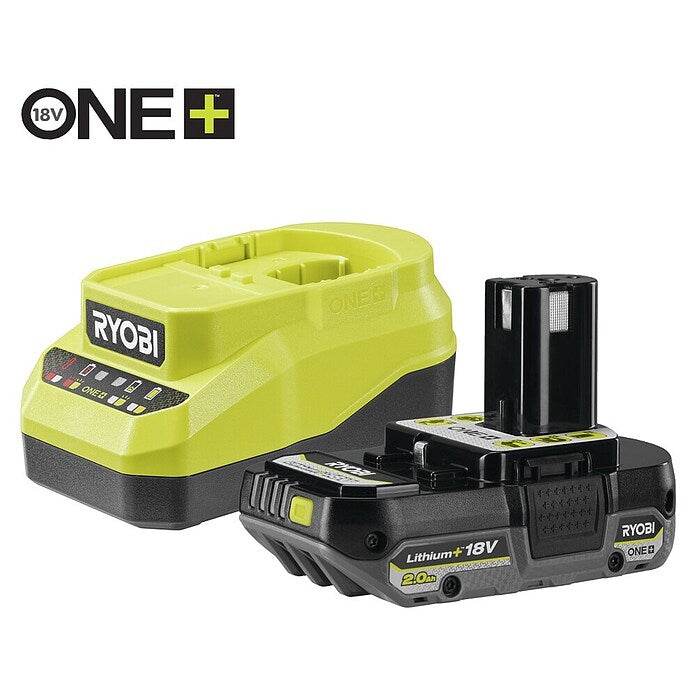 Ryobi ONE+ Accu en lader RC18120A-120C (18 V, 2 Ah)