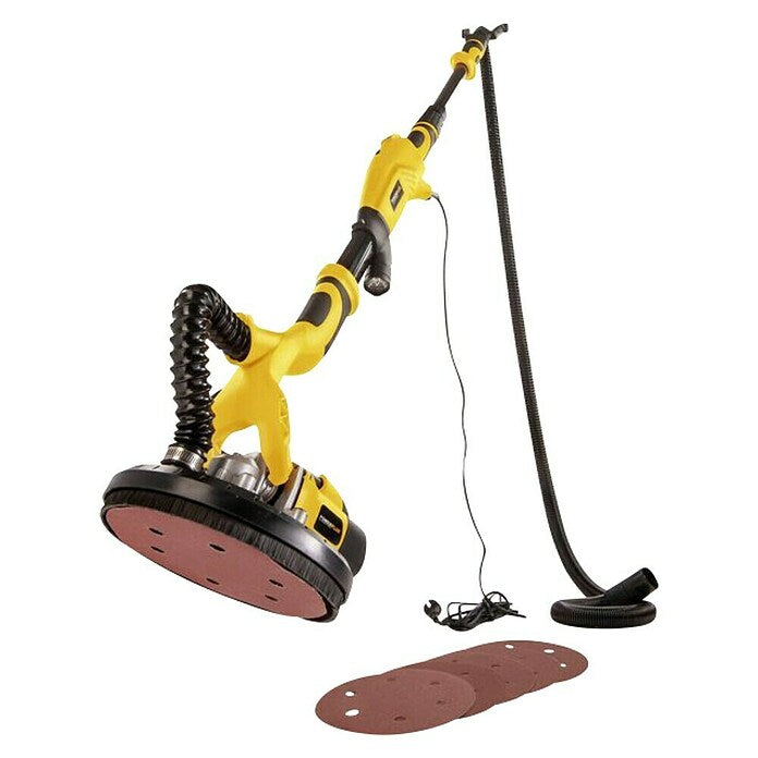 PowerPlus Wand- en plafondschuurmachine POWX04761 (710 W, Diameter schuurplateau: 225 mm)