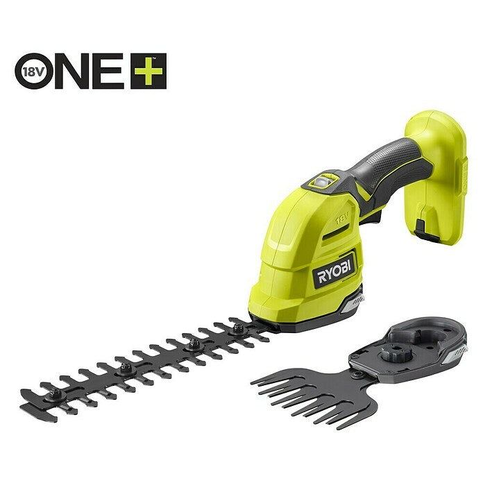 Ryobi ONE+ Accu gras- en buxusschaar (18 V, Li-ion, Excl. accu, Mesbreedte: 12 cm)