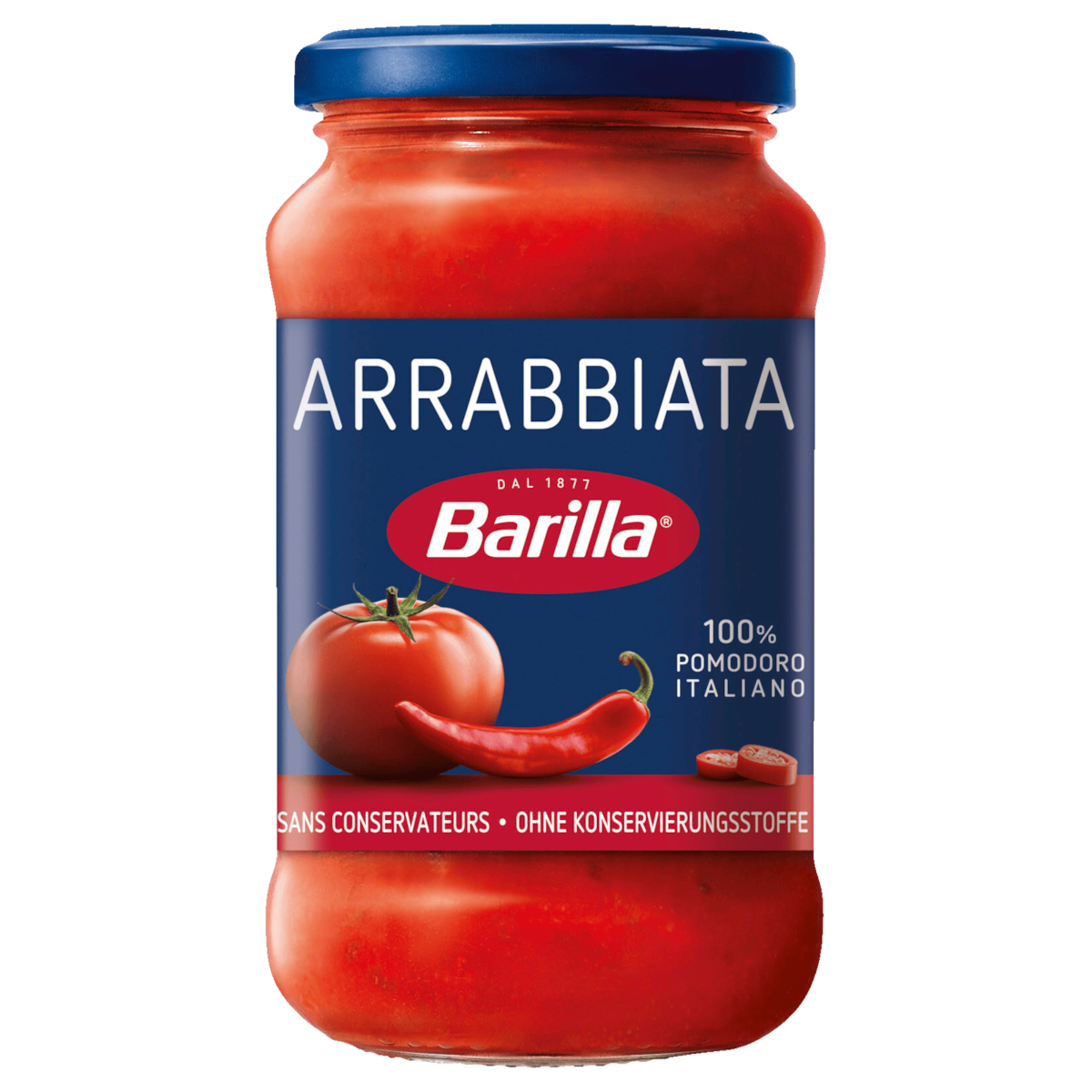 Barilla Pastasaus Arrabbiata 400g