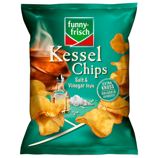 Funny-frisch Kessel Chips Salt & Vinegar 120g