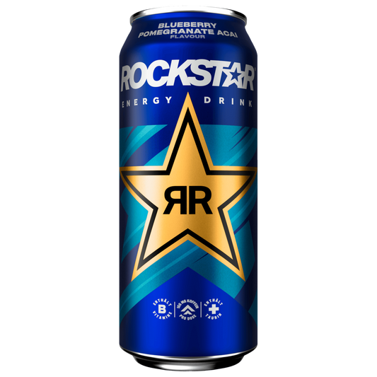 Rockstar Energy Drink Blueberry Pomegranate Acai 0,5l