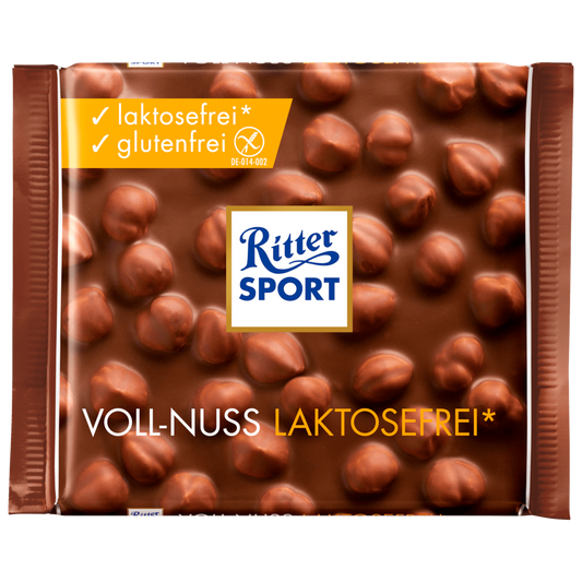 Ritter Sport Chocolade Hele noot lactosevrij 100g