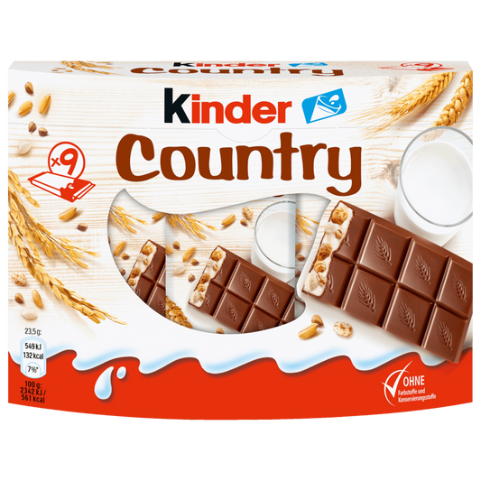 kinder Country Chocoladereep 9 Reep