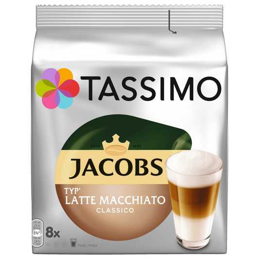 Tassimo Koffiecups Jacobs Latte Macchiato Classico 264g, 8 Capsules