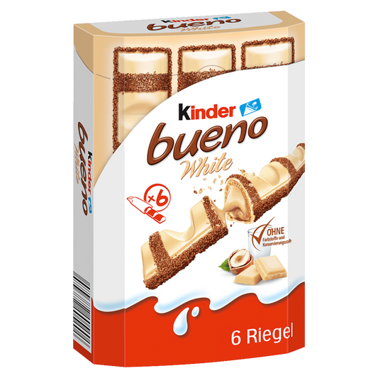 kinder Bueno White Chocoladereep 6 Reep 117g