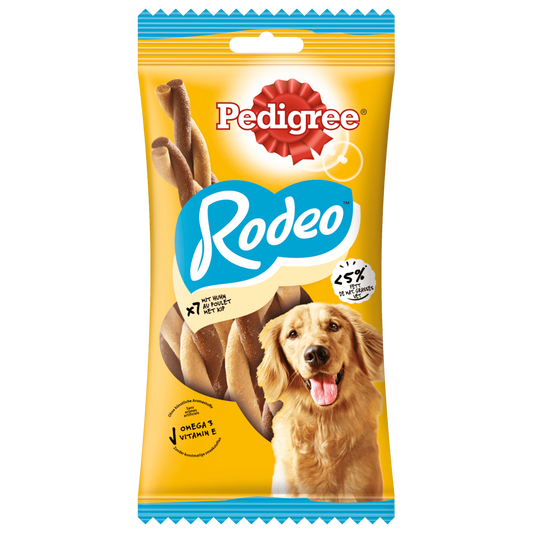 Pedigree Rodeo Beutel met Kip 7 Stuks