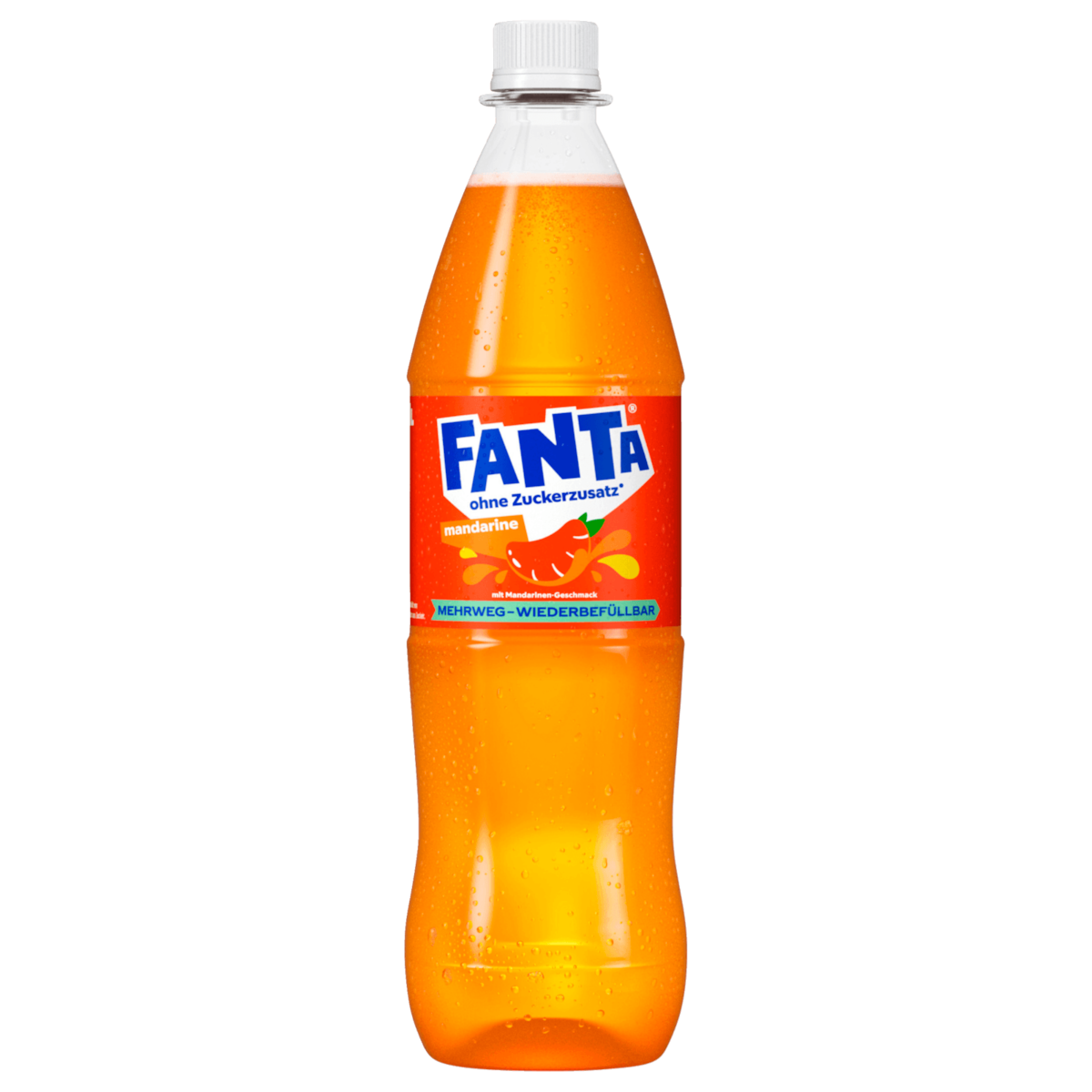 Fanta Mandarijn zonder toegevoegde suiker 1l