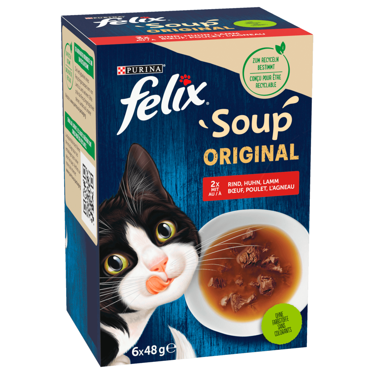 Purina Felix Soup vom Land 6x48g