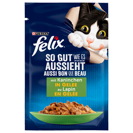 Purina Felix Konijn in Gelei 85g