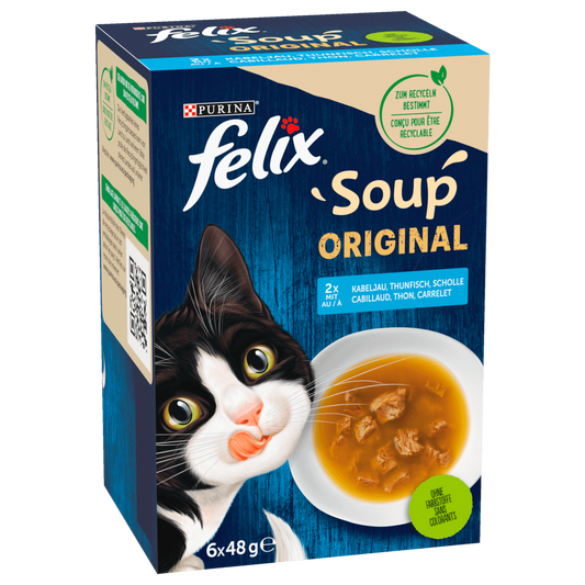 Purina Felix Soup Original 6 x 48g