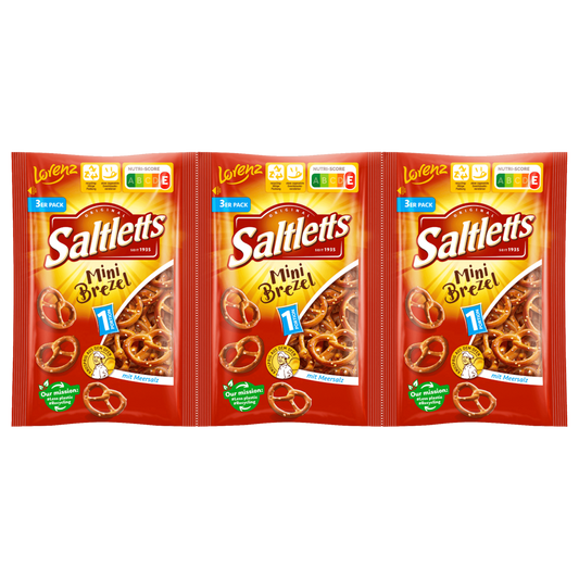 Lorenz Saltletts Mini Brezel 3x40g