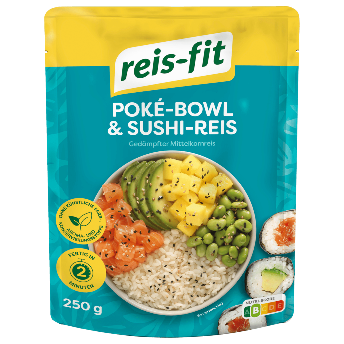 Reis-Fit Poké Bowl Reis 250g