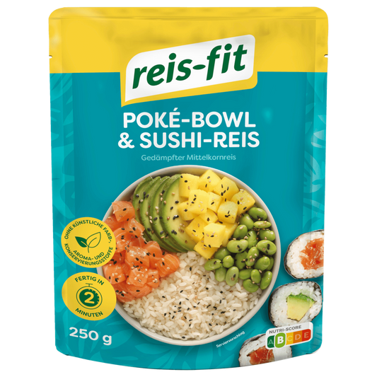 Reis-Fit Poké Bowl Reis 250g
