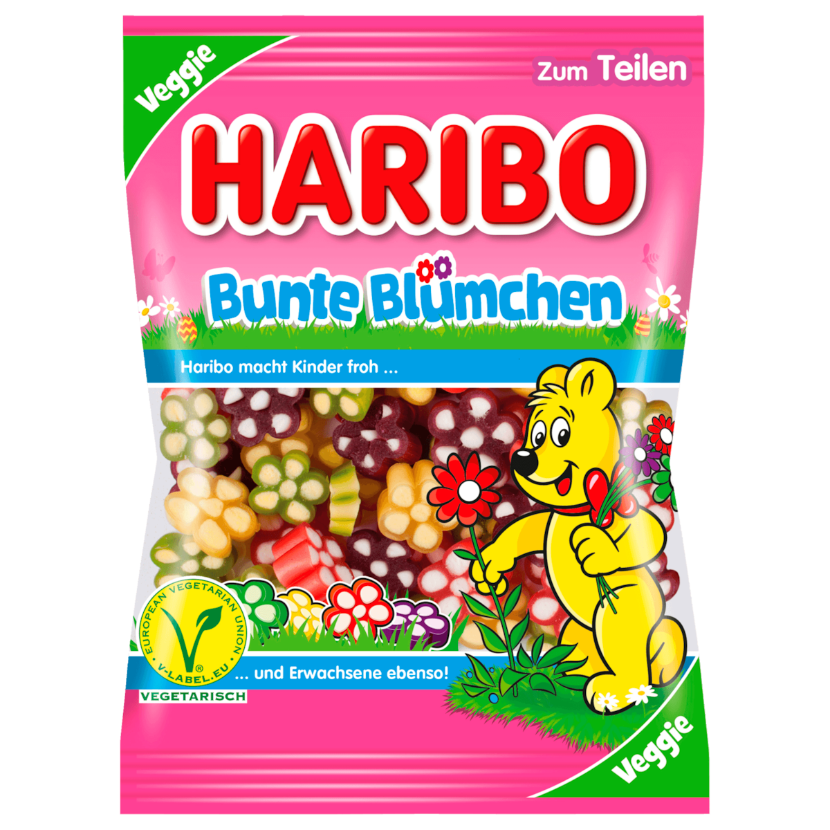 Haribo Bunte Blümchen vegetarisch 175g