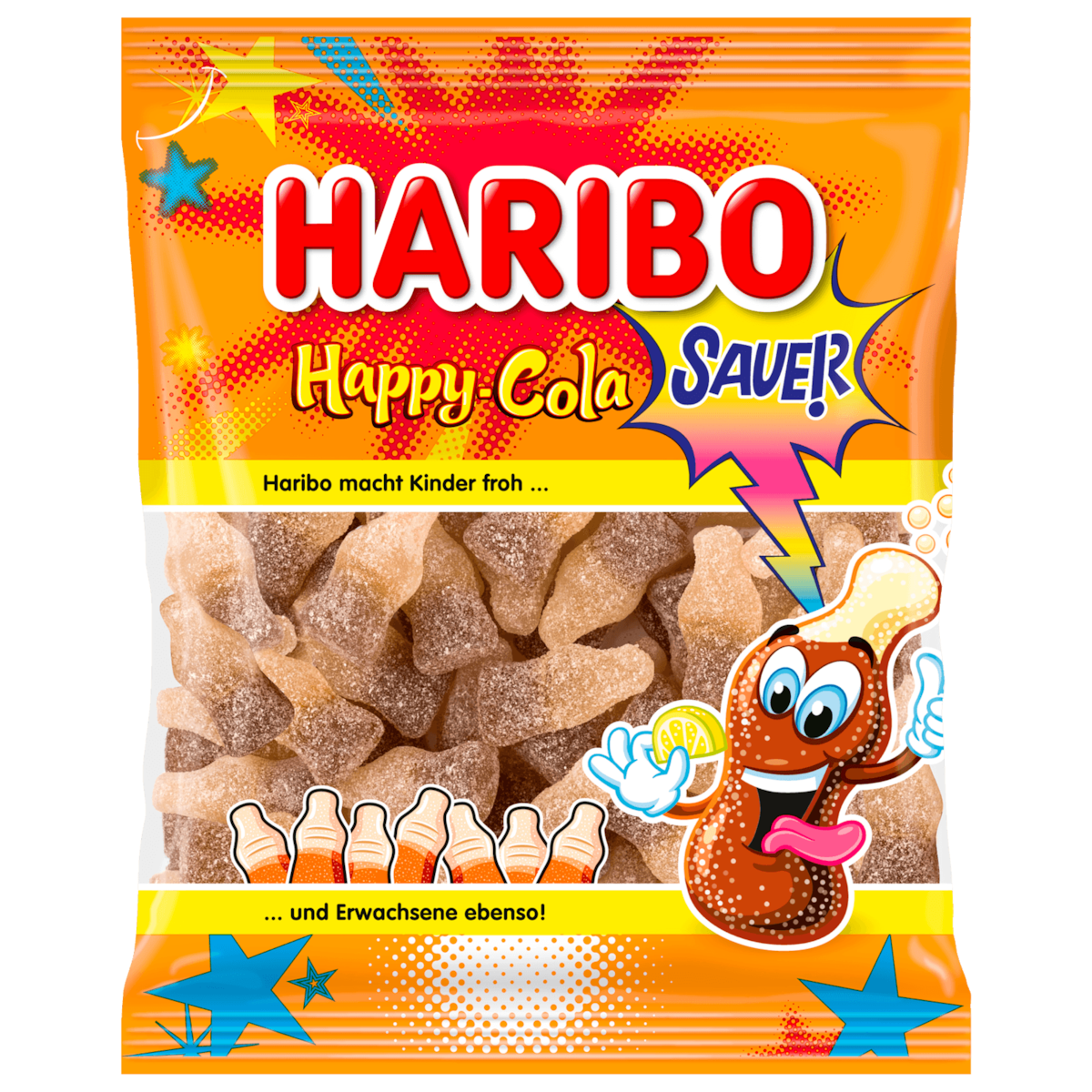 Haribo Fruchtgummi Happy-Cola Sauer 175g