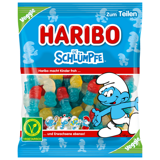 Haribo Fruchtgummi Schlümpfe Vegetarisch 175g